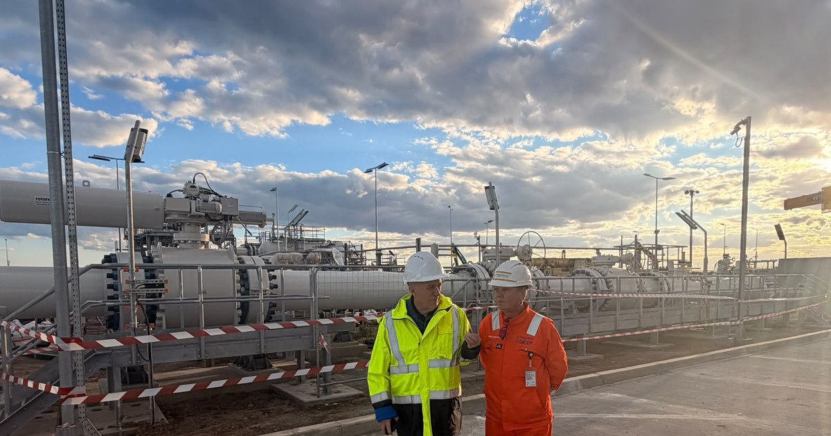 Ion Sterian a vizitat infrastructura prin care gazele din Neptun Deep vor intra în sistemul național