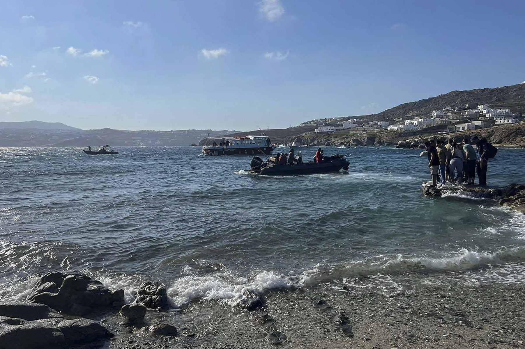 Incendiu pe un feribot în apropierea insulei Mykonos, în Grecia