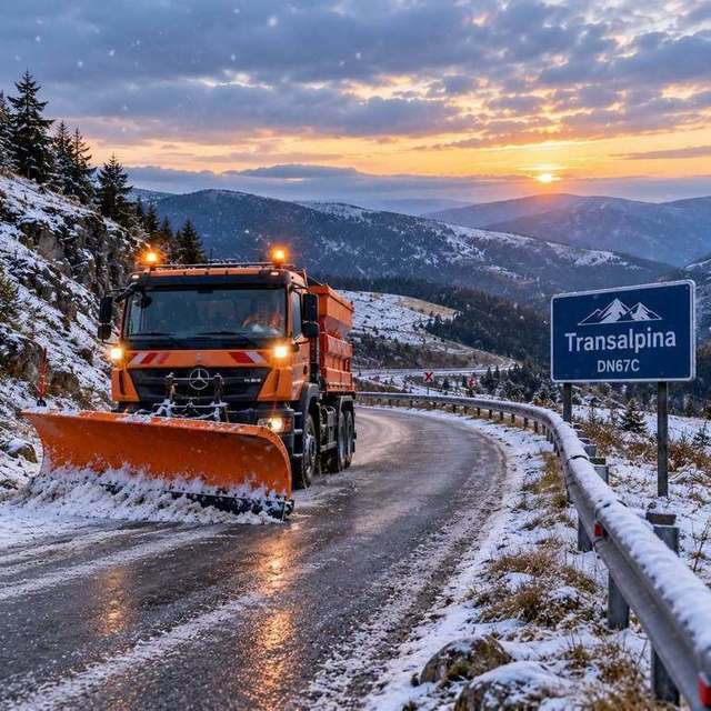 Se schimbă programul de circulație pe drumul Transalpina din cauza vremii nefavorabile