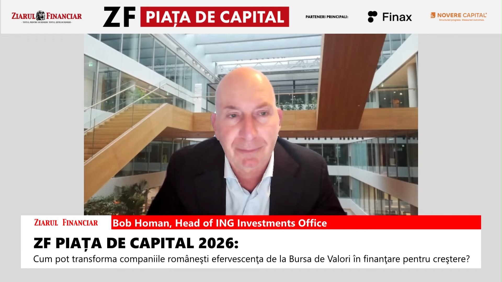 Bob Homan despre piața de capital din România: Volatilitatea poate amplifica atât câștigurile, cât și pierderile