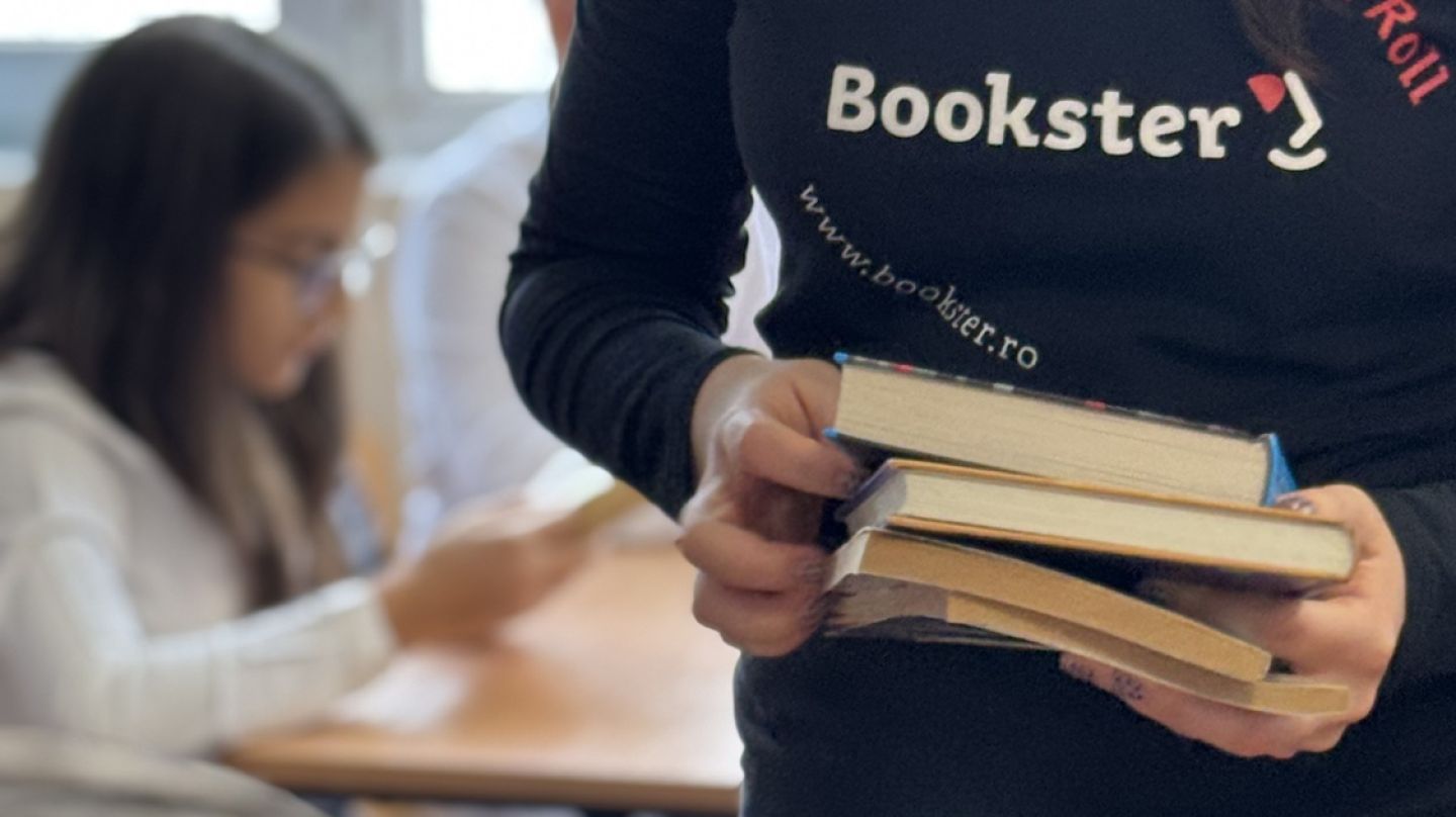 Programul Bookster în Școli se extinde în șase județe noi, oferind acces la lectură pentru 150.000 de elevi