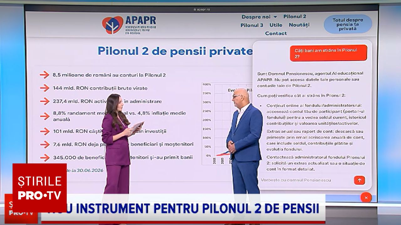 A fost lansat un asistent bazat pe inteligență artificială pentru participanții la Pilonul 2 de pensii