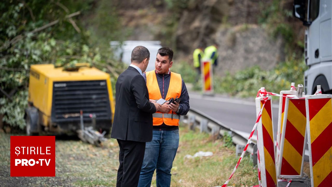 Blocaje pe Valea Oltului: Ministrul Radu Miruță a verificat la fața locului modul în care se desfășoară lucrările