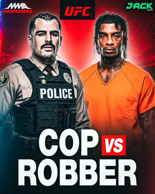 Confruntare de film în UFC: Un polițist din Florida va lupta împotriva unui fost deținut la Las Vegas