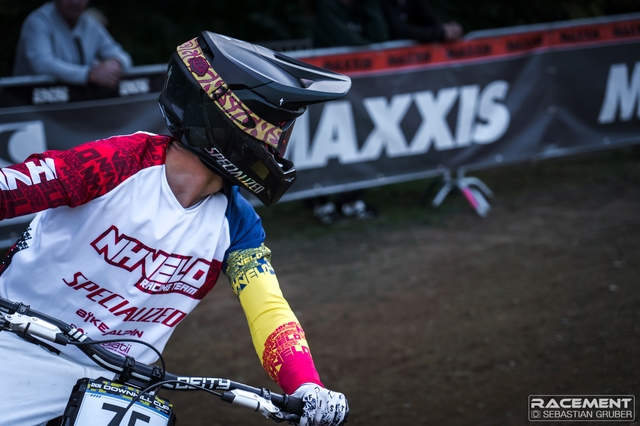 Matei Huțanu a câștigat medalia de aur la etapa de Cupă Europeană de Downhill de la Maribor