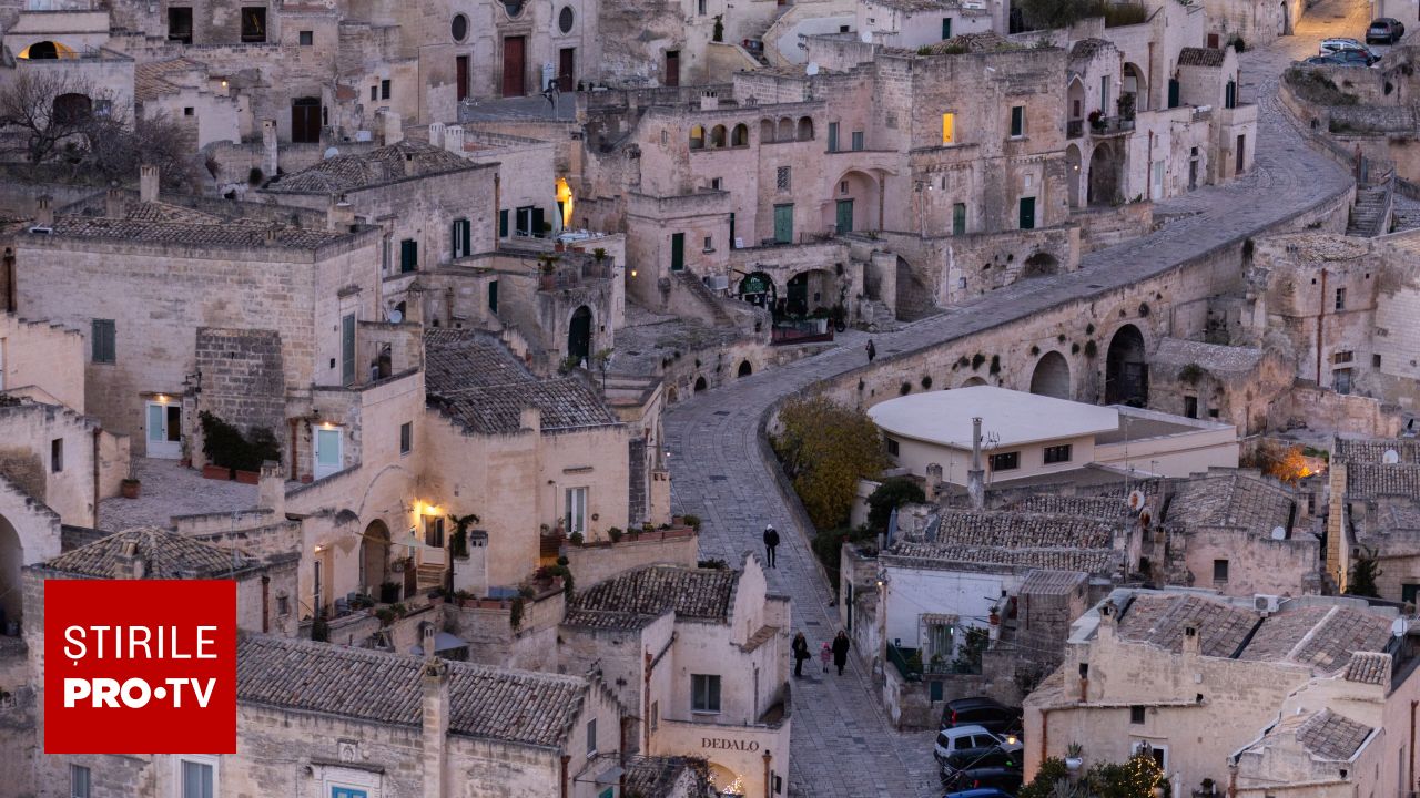 Matera, orașul de poveste din Italia care oferă temperaturi de 27 de grade chiar și în octombrie