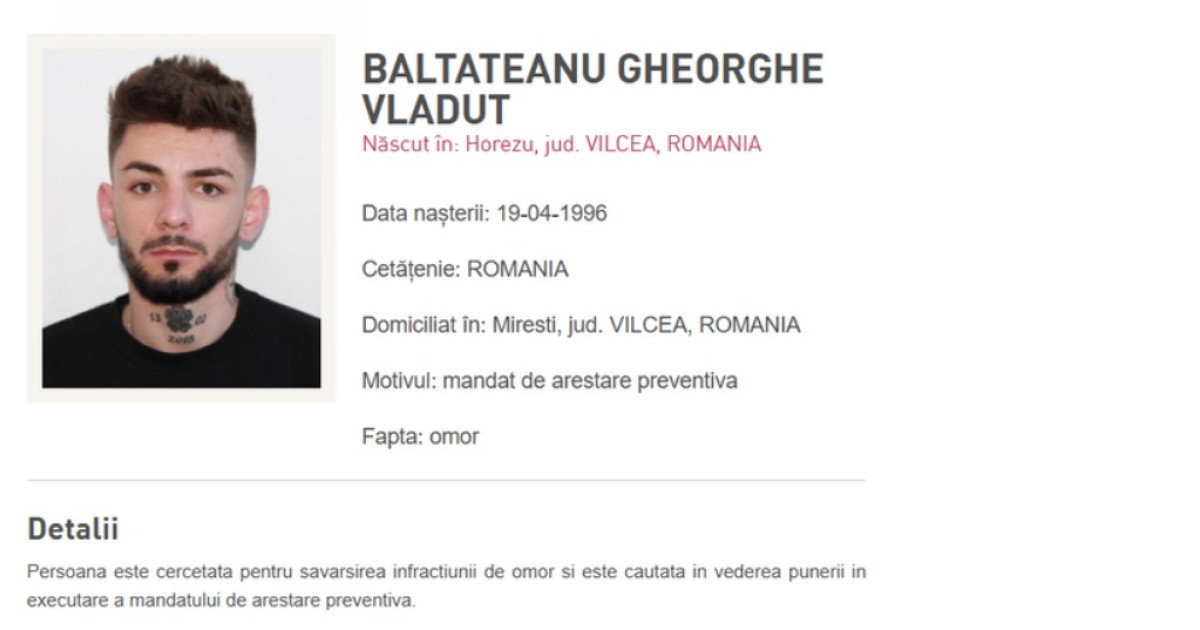 Suspectul pentru omor în cazul femeii găsite moartă într-o valiză în râul Olt s-a predat în Elveția