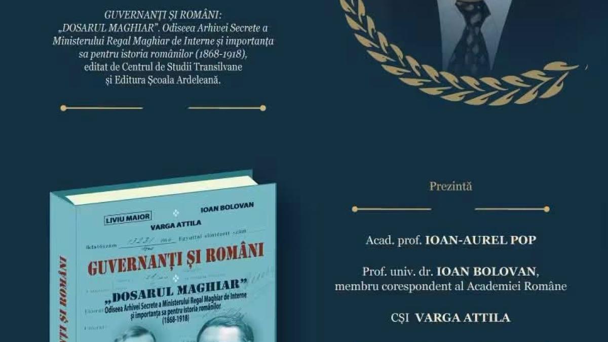 Eveniment academic la Cluj-Napoca: acordare de burse și lansare de carte dedicată lui Liviu Maior