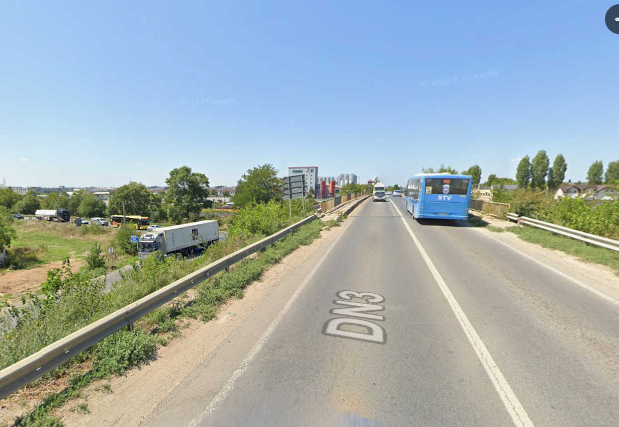 CNAIR a primit două oferte pentru siguranța pasajului cunoscut drept Podul Tuborg pe DN3