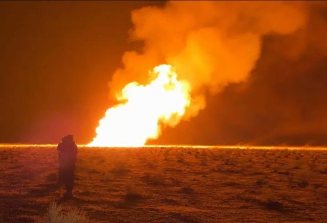 Explozie la un gazoduct în apropierea unei centrale electrice de lângă Damasc