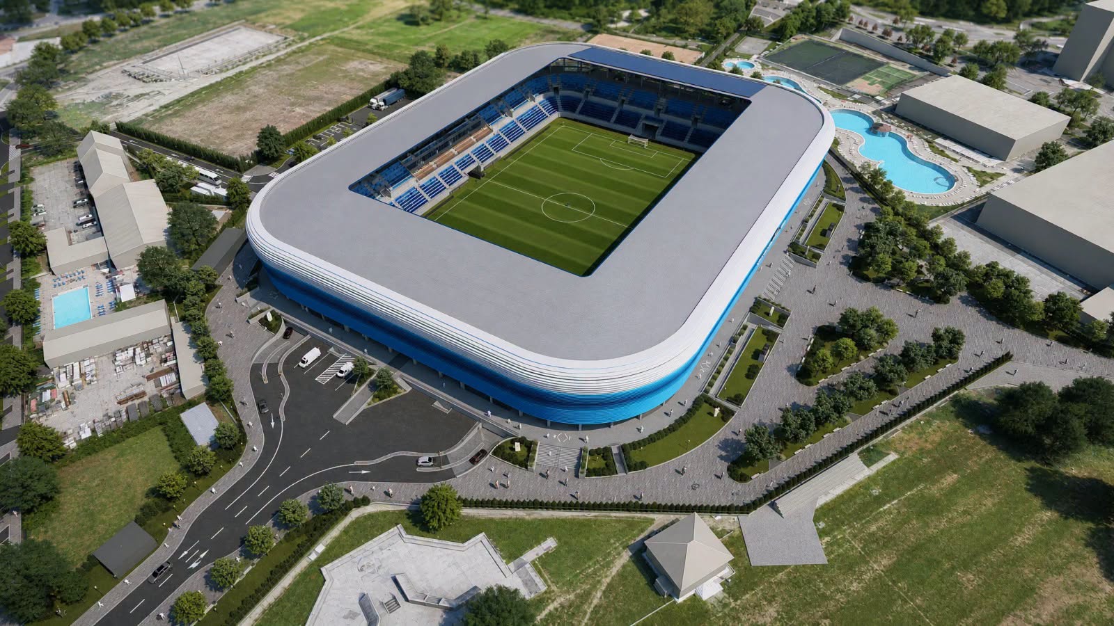 Autorizația de construire pentru noul Stadion Corvinul a fost emisă de Primăria Hunedoara
