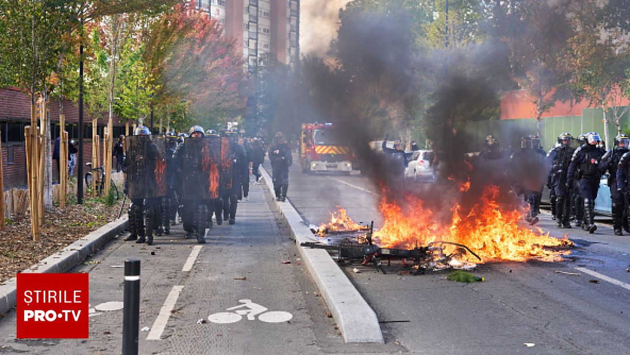 Violențe masive în Franța: protestele elevilor s-au intensificat, aproape 2.000 de persoane reținute