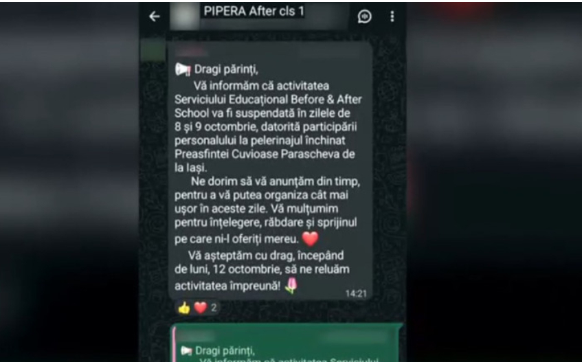 Controversă în Voluntari: Părinții au reacționat după anunțul suspendării programului after-school