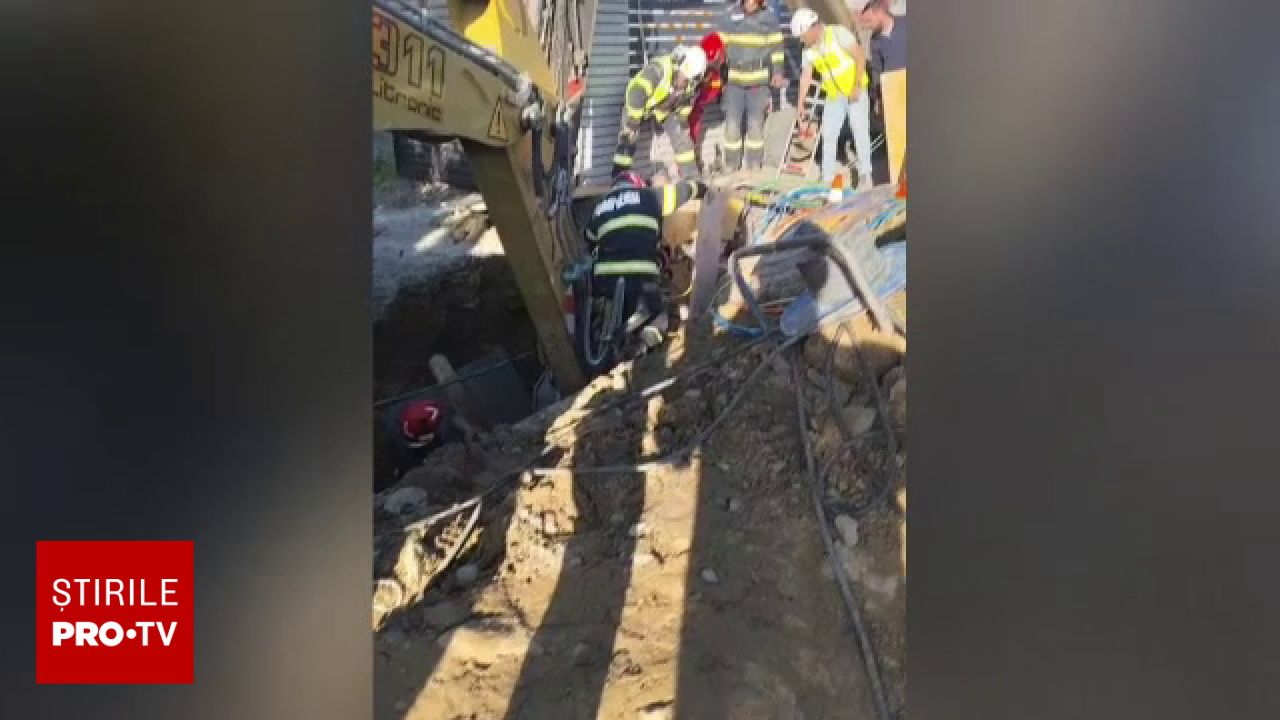 Salvare dramatică într-un sat din Bistrița-Năsăud: un bărbat a fost îngropat de un mal de pământ