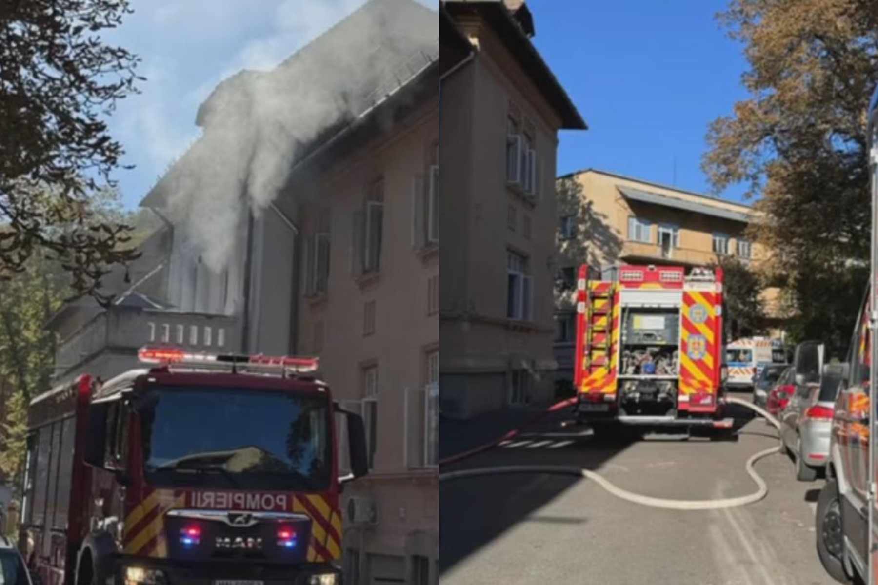 Tragedie la Spitalul de Pneumofiziologie din Brașov: o persoană a murit carbonizată în urma unui incendiu
