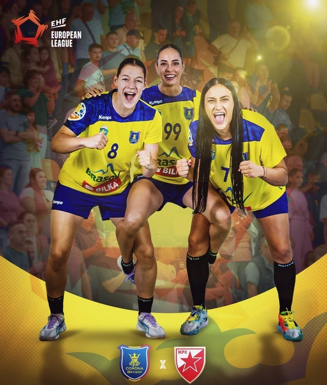 Corona Brașov a obținut o victorie importantă împotriva echipei Steaua Roșie Belgrad