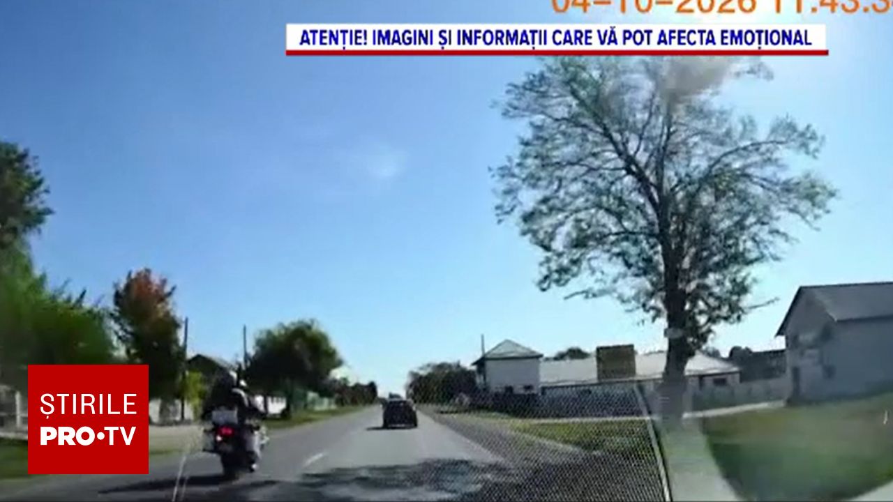 Accident grav în județul Neamț: doi bărbați pe motocicletă au fost izbiți de un autoturism
