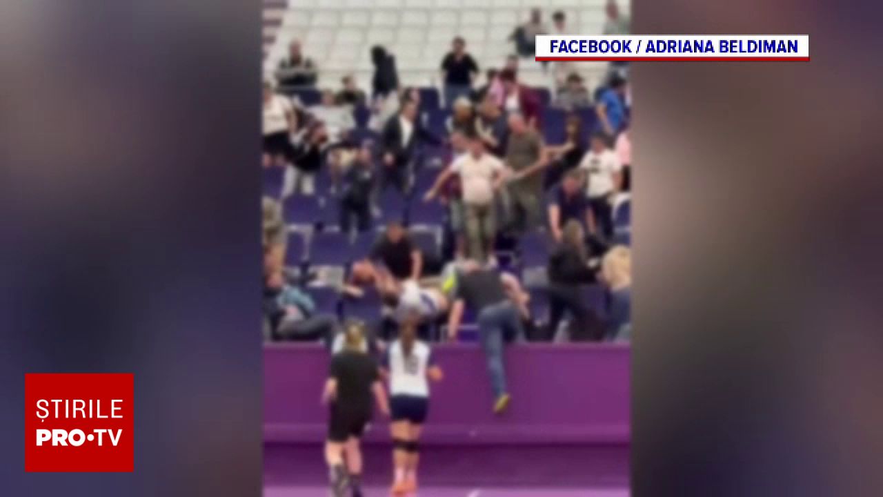 Scandal violent la un meci de handbal pentru junioare în Timișoara: părinți care s-au bătut în tribune
