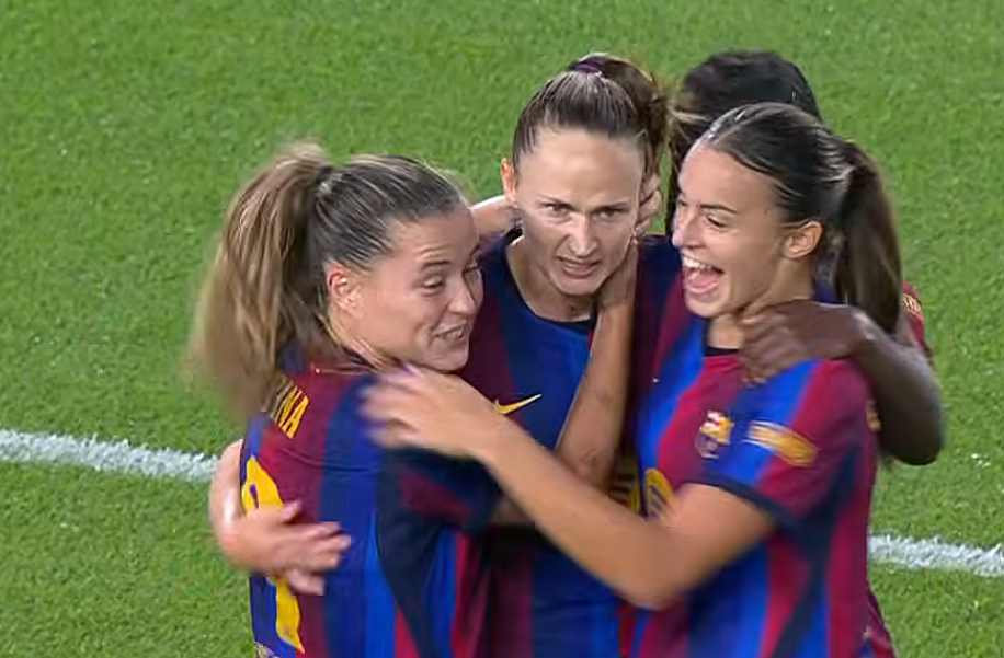 Barcelona a dominat categoric Real Madrid cu un scor de 7-0 la fotbalul feminin