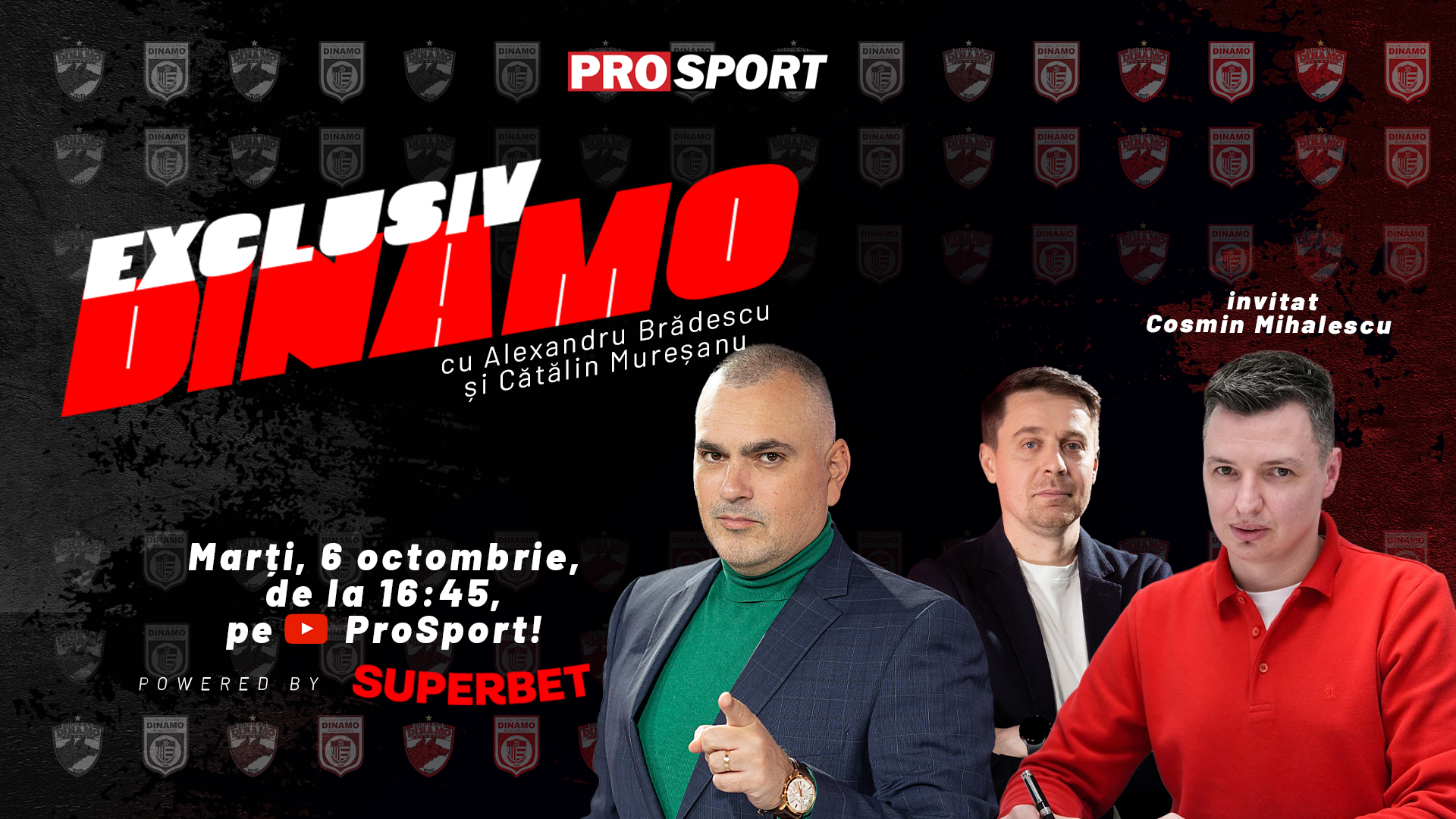 Cosmin Mihalescu discută despre viitorul echipei Dinamo în emisiunea Exclusiv Dinamo