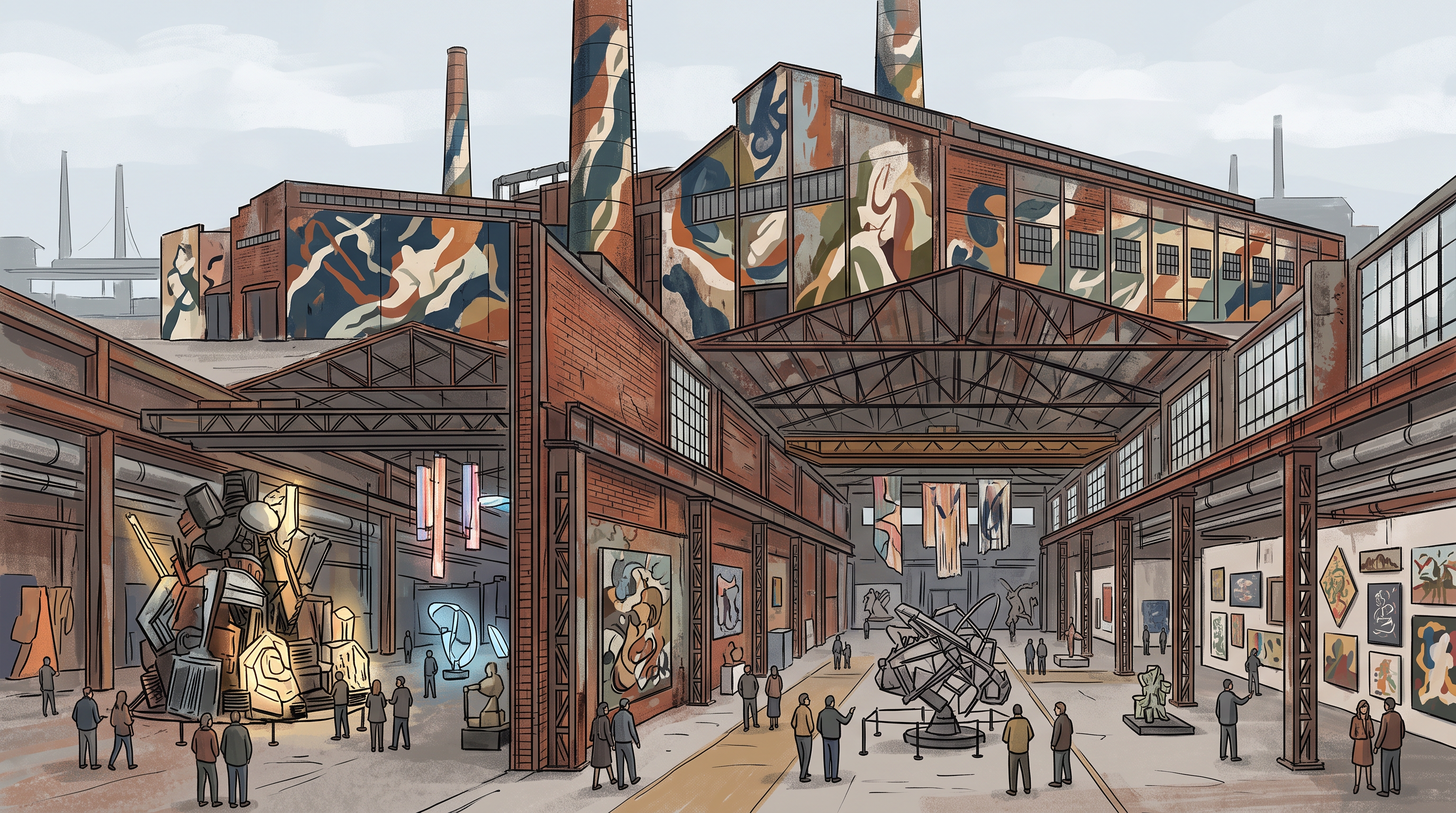 Fabrica UZUC din Ploiești devine muzeu temporar de artă contemporană prin proiectul Artown NOW