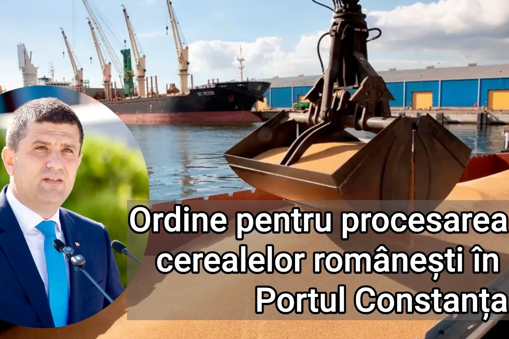 Ministerul Transporturilor introduce programarea transporturilor de cereale către Portul Constanța
