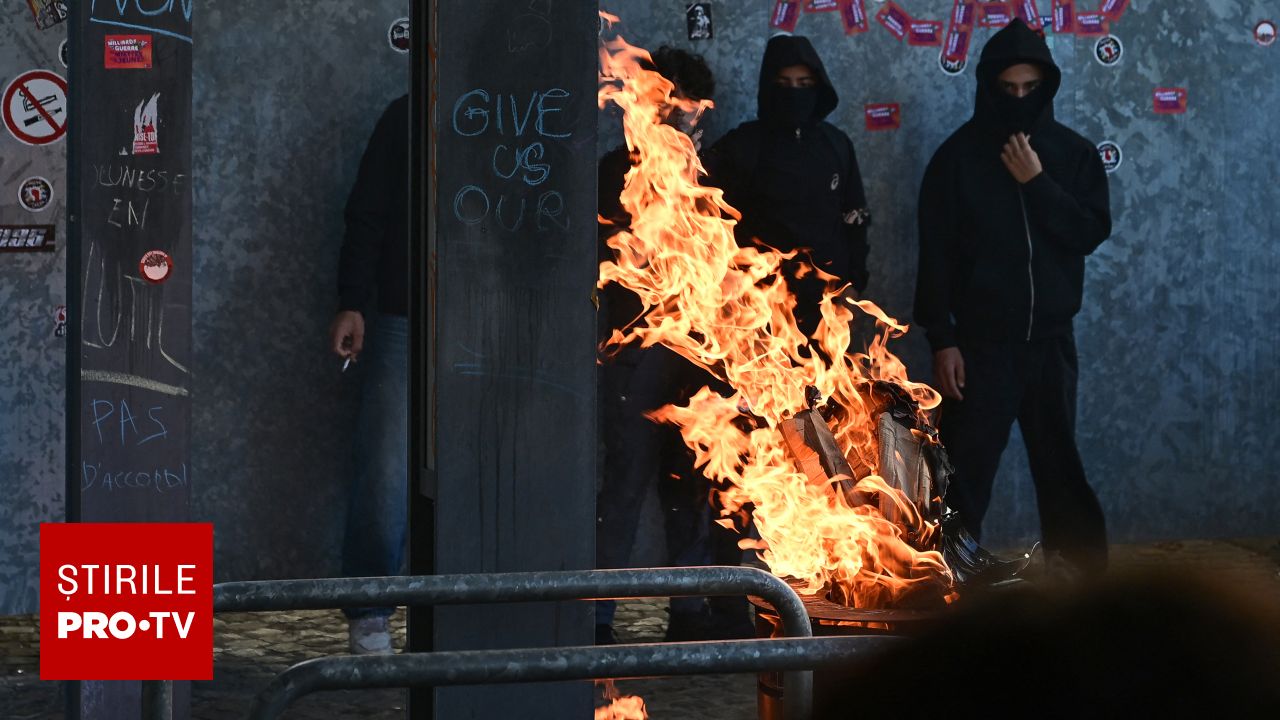 Violențe în Belgia: Manifestații ale elevilor au degenerat în Liège, cu arestări și polițiști răniți