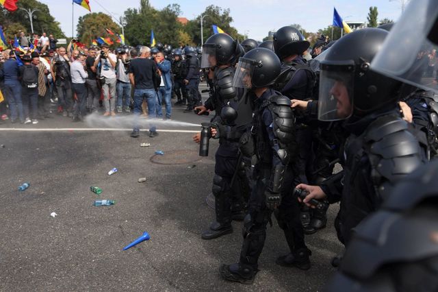 Jurnaliști de la Realitatea Plus au fost agresați în timpul protestului din București