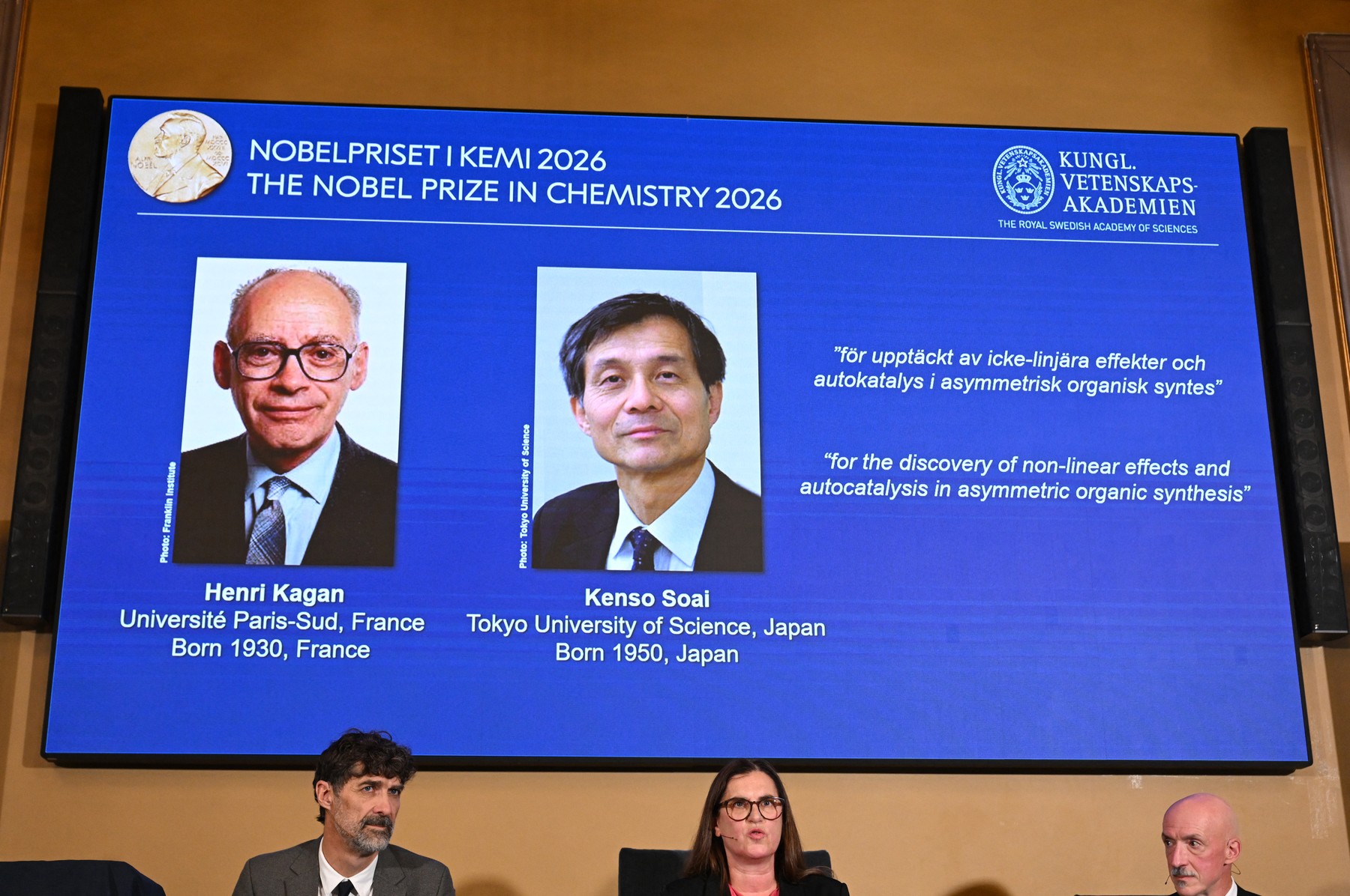 Premiul Nobel pentru Chimie 2026: Cercetătorii Henri B. Kagan și Kenso Soai au revoluționat sinteza organică