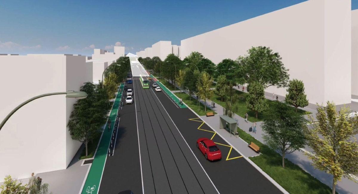 Propunere pentru modernizarea bulevardului Ion Mihalache: culoar comun pentru tramvaie și autobuze