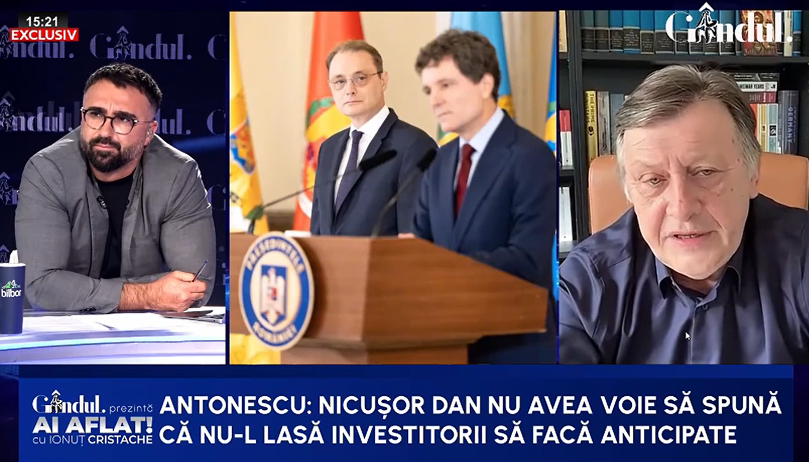 Crin Antonescu critică declarațiile lui Nicușor Dan despre investitorii străini și alegerile anticipate