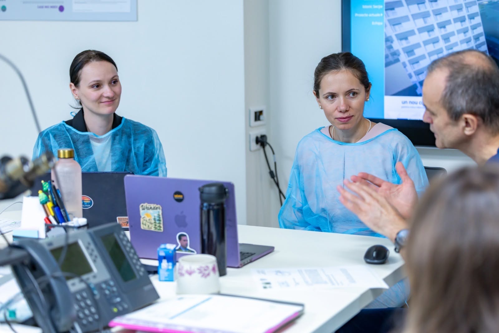 Mirabela Grădinaru a vizitat clinica de Terapie Intensivă nou-născuți de la Marie Curie