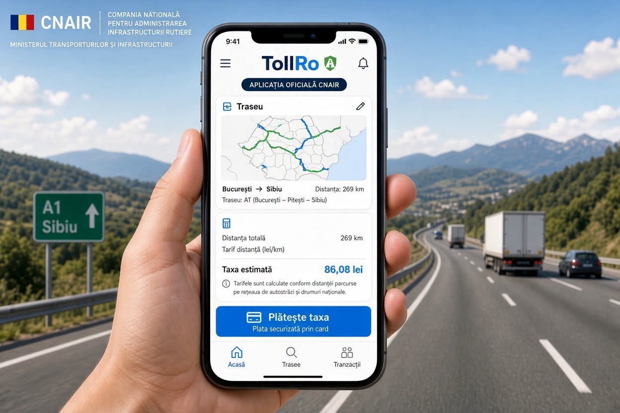 Revolta transportatorilor: UNTRR și Concordia cer suspendarea amenzilor pentru sistemul TollRo