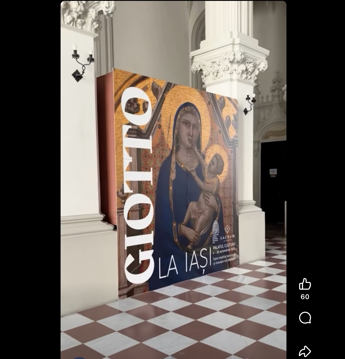 O operă a lui Giotto părăsește pentru prima dată Italia și ajunge la Iași