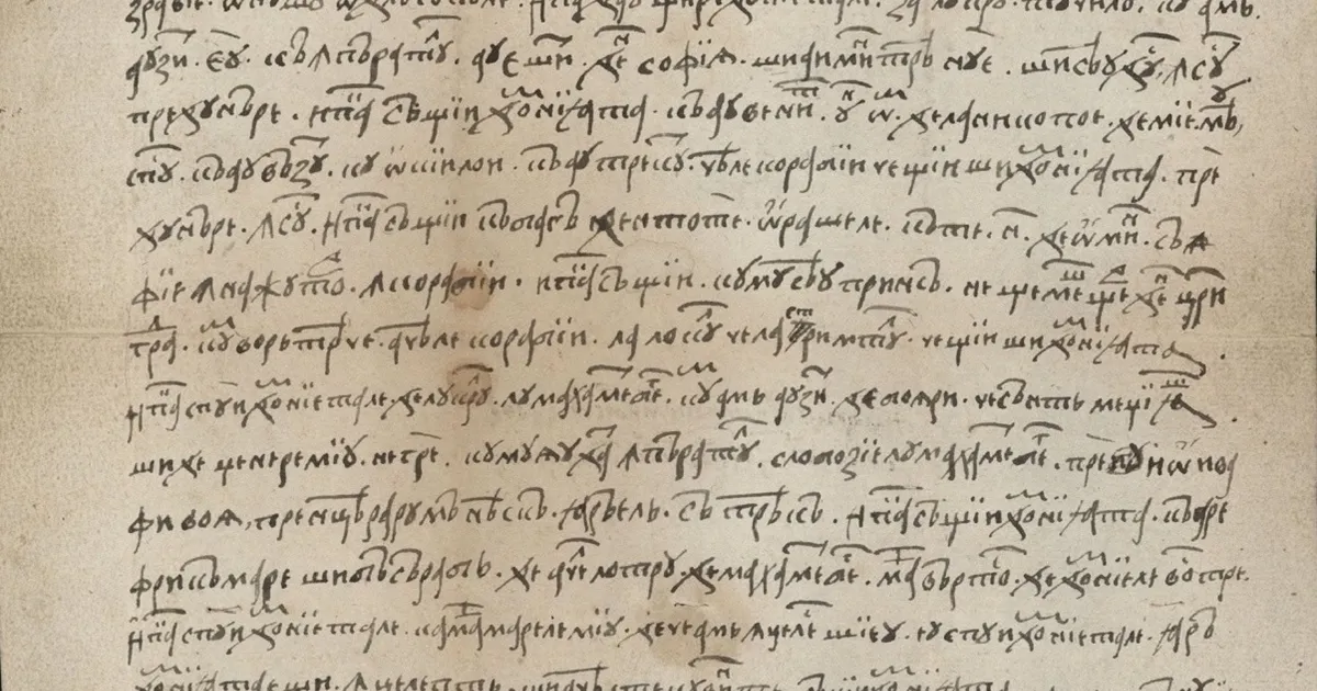 Scrisoarea lui Neacșu din Câmpulung, cel mai vechi document original în limba română