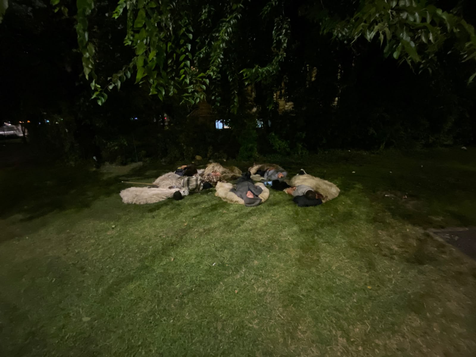 Ciobanii au petrecut noaptea în București, după protestul din Piața Victoriei