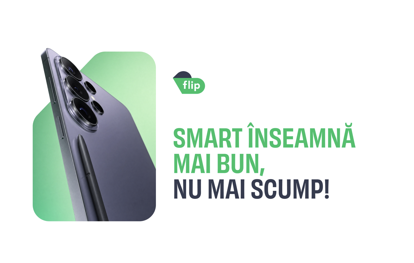 Campania Flip.ro promovează utilizarea telefoanelor recondiționate ca o alternativă eficientă