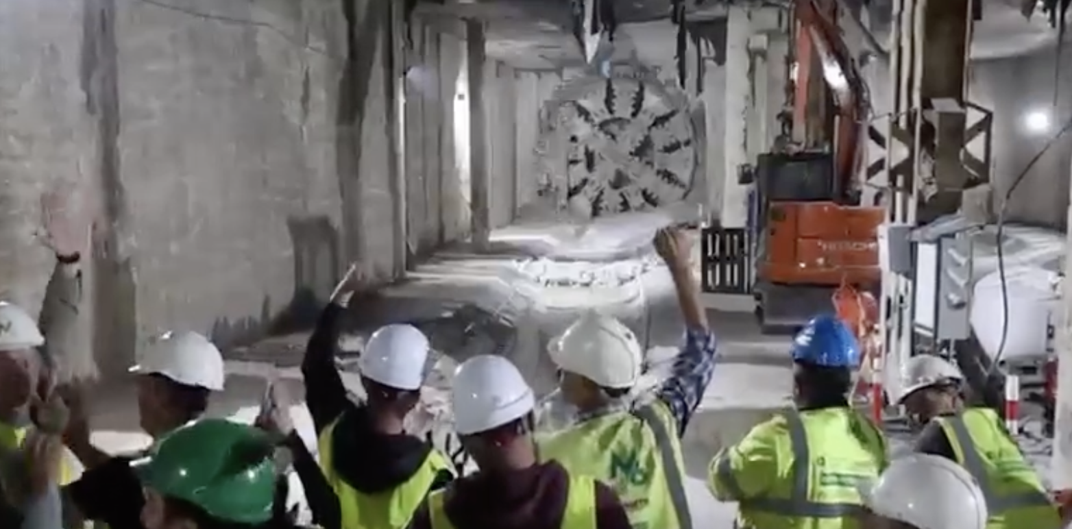 Magistrala 6 de metrou: Utilajul de forat tuneluri a ajuns la stația Expoziției