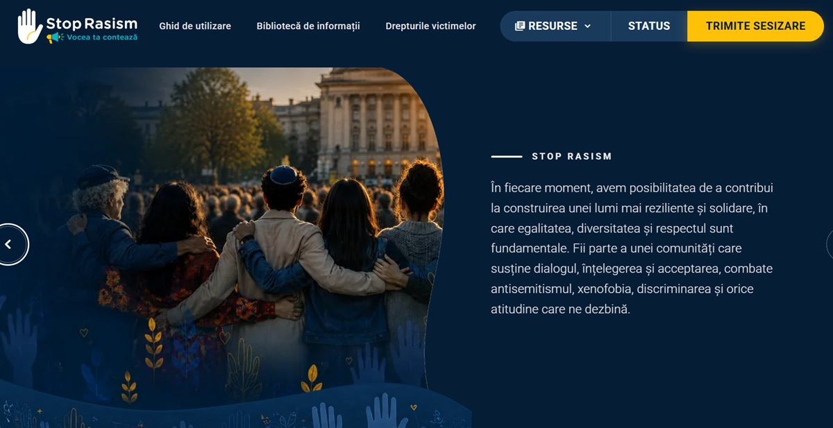 Guvernul a lansat platforma Stop Rasism pentru raportarea incidentelor de ură