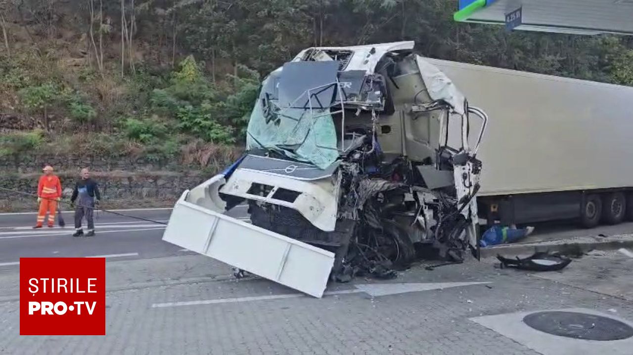 Șoferul turc care a intrat cu un autocamion într-o benzinărie de pe Valea Oltului a fost arestat preventiv