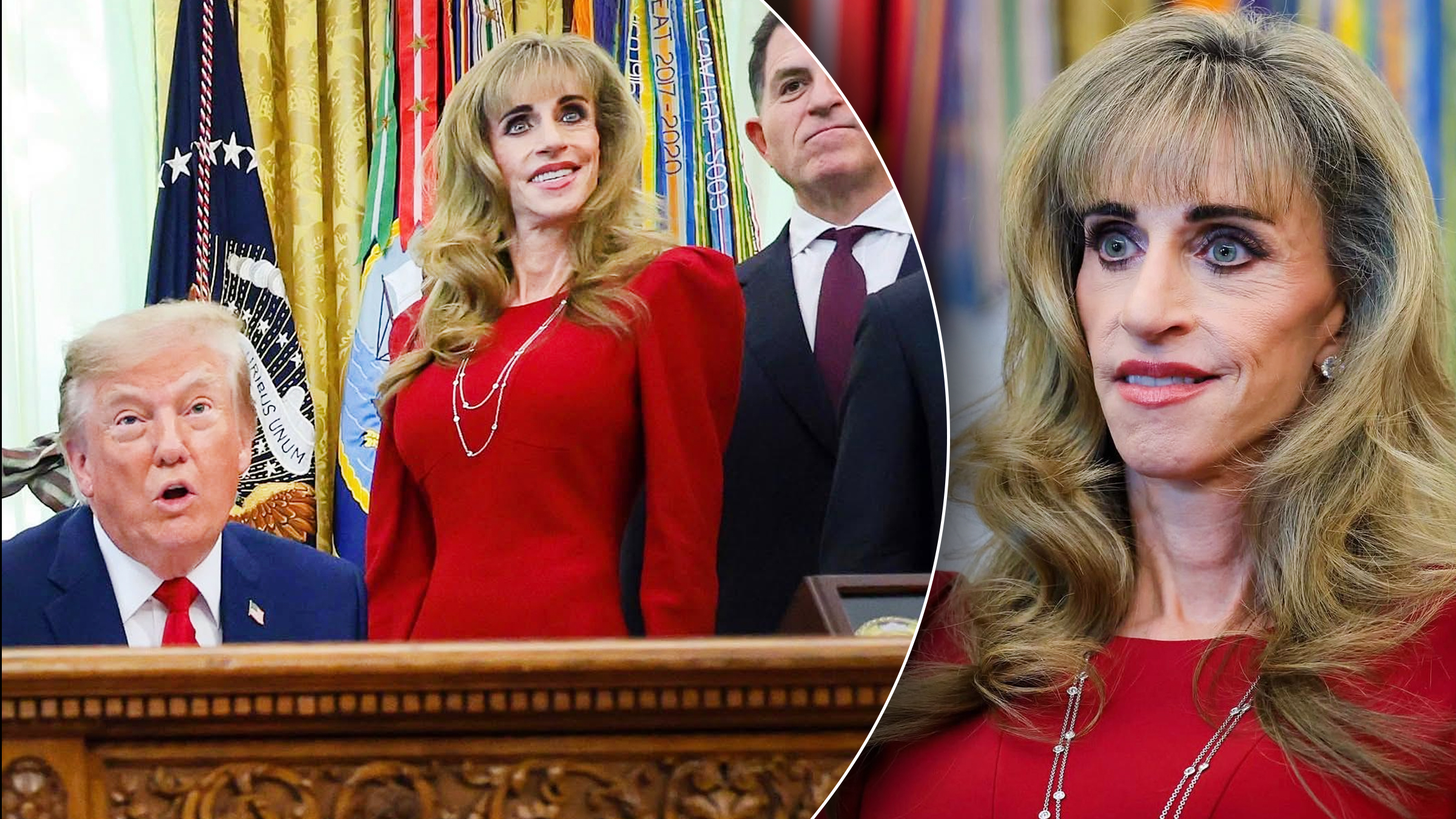 Controversă la Casa Albă: Apariția lui Susan Dell alături de Donald Trump a stârnit reacții virale