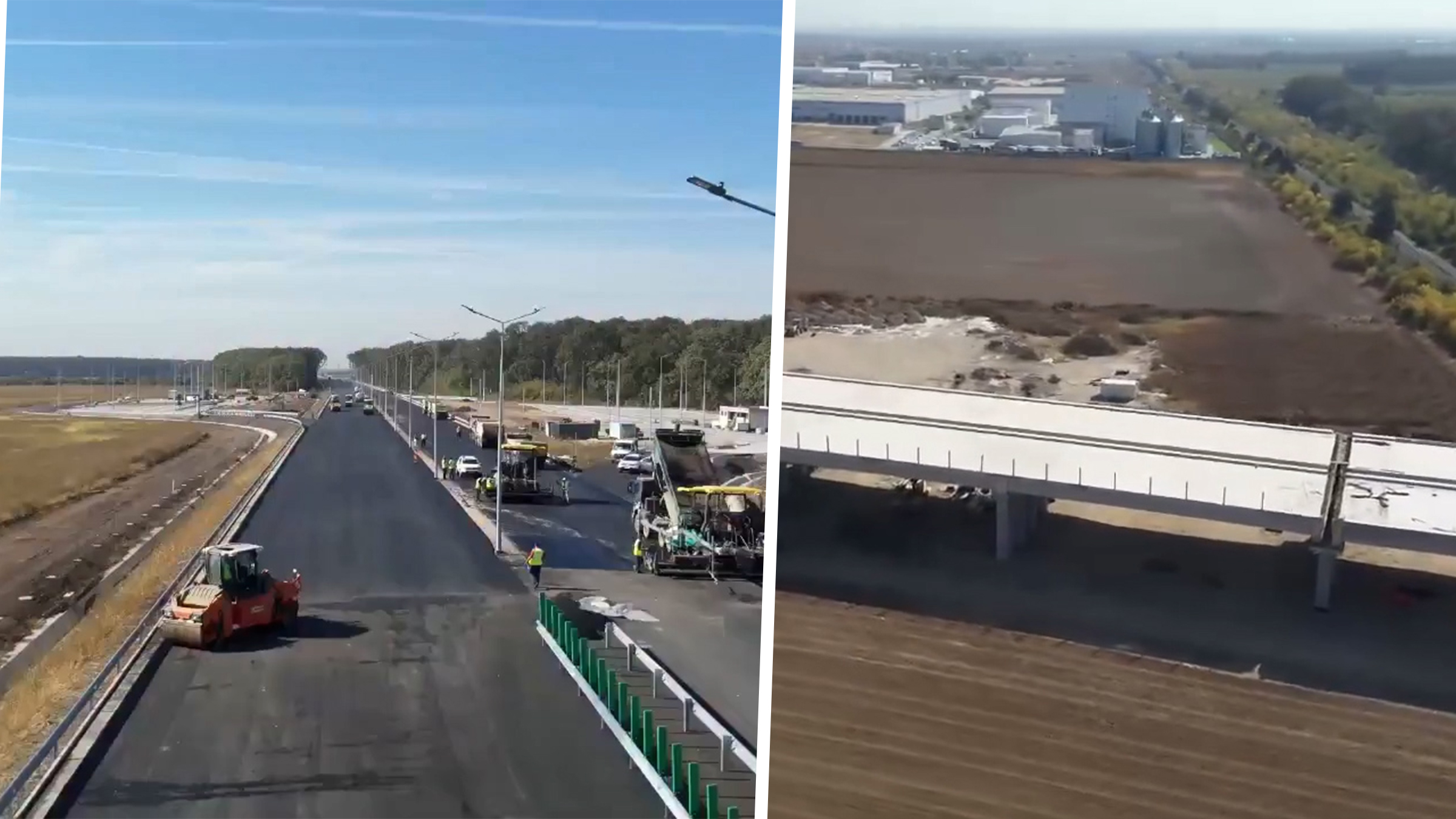 Lucrările pe primul lot al autostrăzii A0 Nord au ajuns la 82% din stadiul fizic