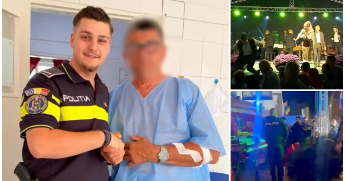 Un polițist din Argeș a salvat un spectator în timpul unui recital de muzică populară