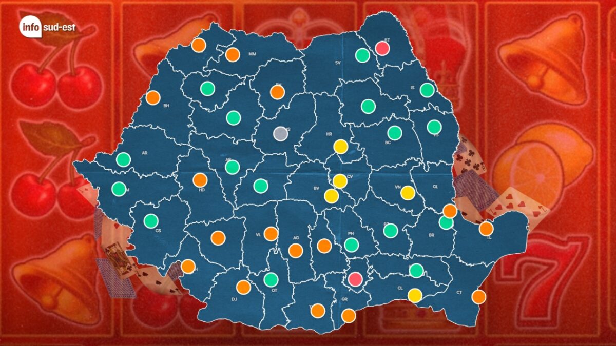 Analiză ISE: Mai puțin de jumătate dintre municipiile reședință de județ au interzis complet păcănelele