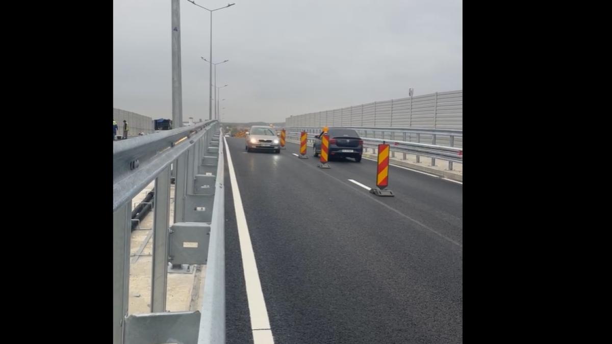 Pasajul DN3 peste Autostrada Bucureștiului (A0) a fost deschis circulației