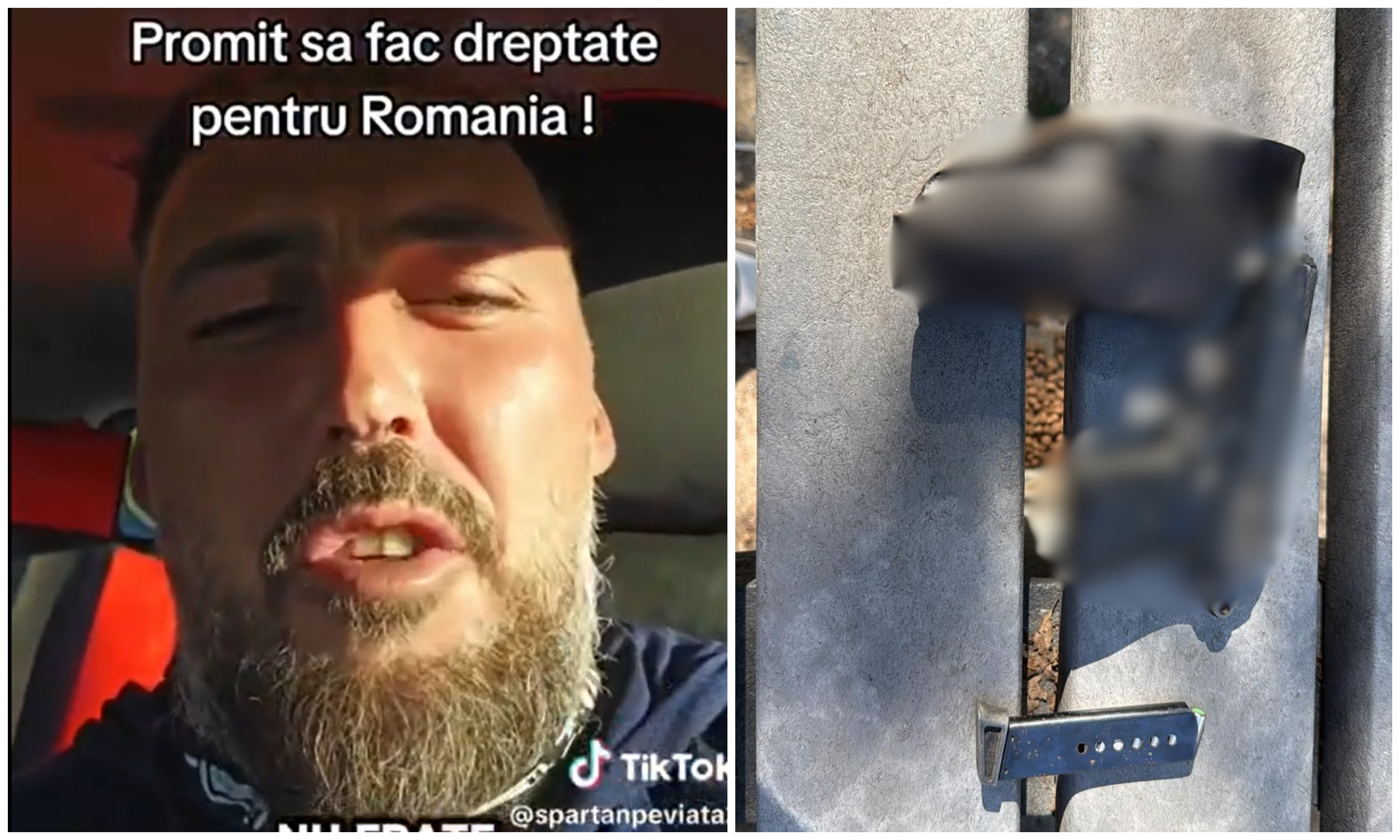 Un bărbat din grupul lui Ciprian Pamfile a fost prins cu un pistol ilegal în județul Bihor
