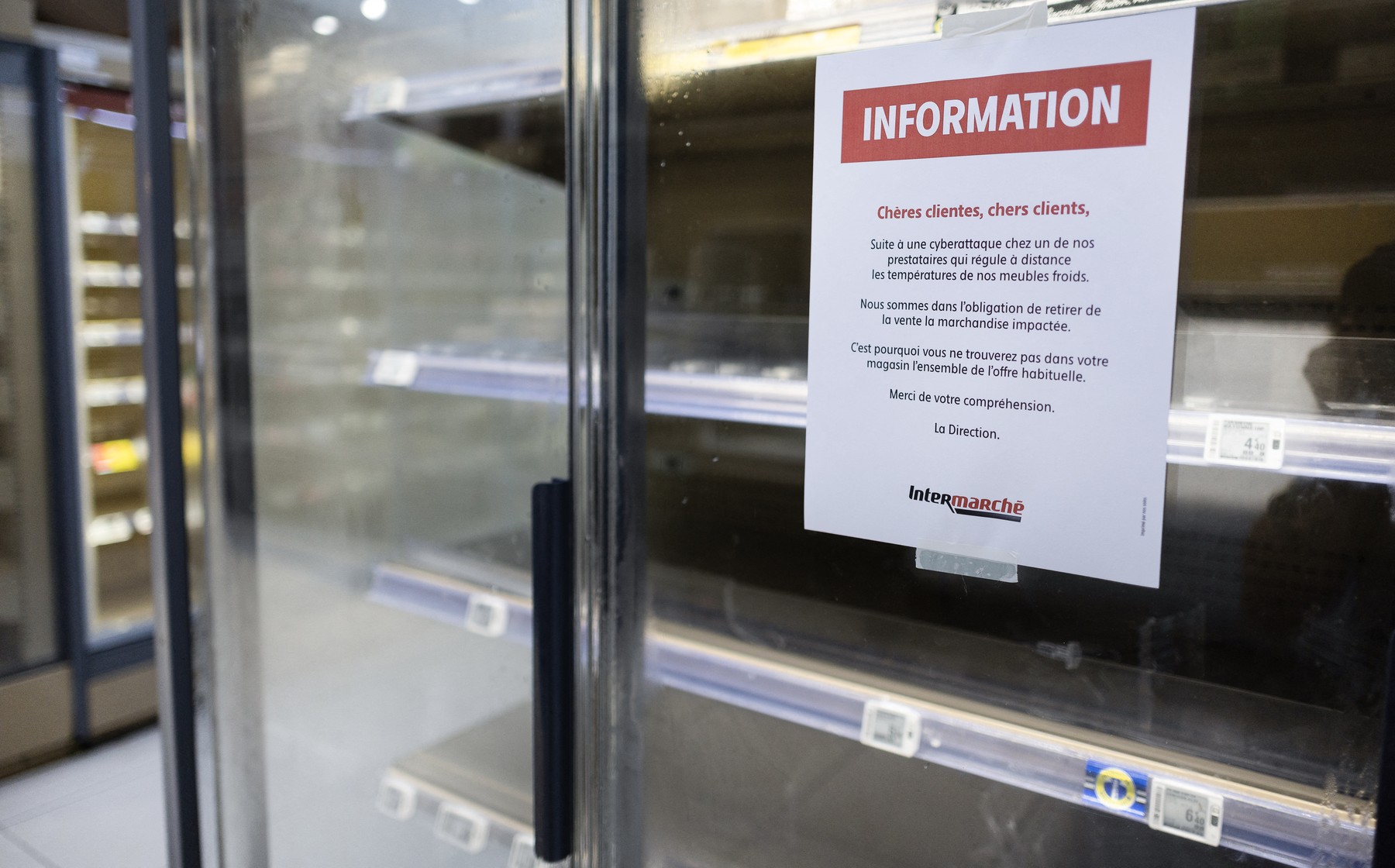 Atac cibernetic în Franța: Temperaturile în frigiderele supermarketurilor au ajuns la 50 de grade Celsius