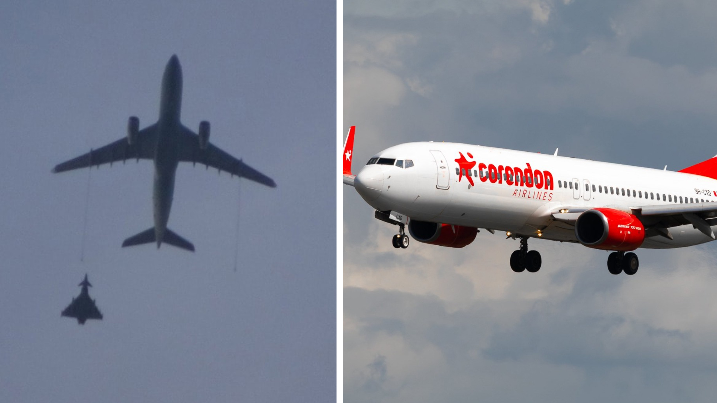 Alarmă falsă de deturnare la un zbor Corendon Airlines: avionul a fost escortat de avioane de vânătoare