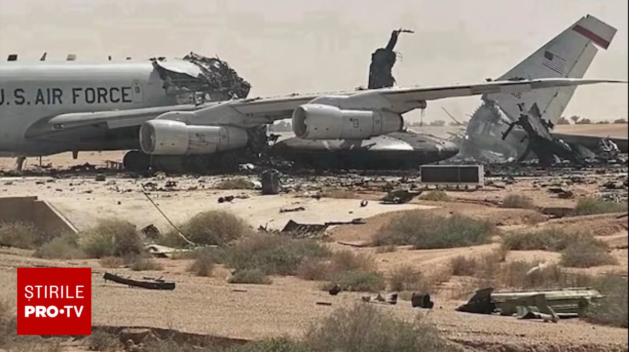 Imagini cu pagubele provocate de atacurile iraniene asupra bazelor americane din Orientul Mijlociu