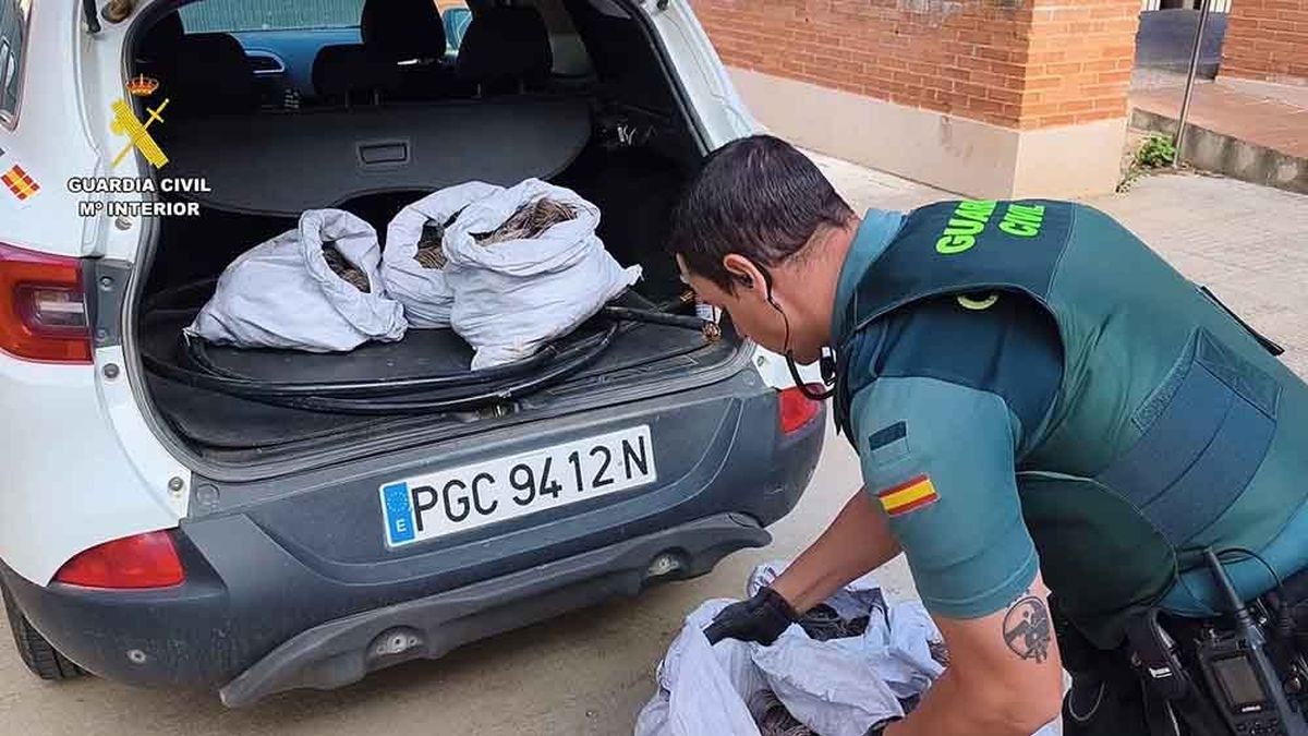 Control de rutină în Spania: Patru români au fost opriți cu sârmă de cupru arsă în portbagaj